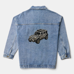 Chaqueta Vaquera Zebra White Adventure SUV — BV-JZW