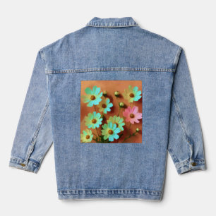 Chaqueta Vaquera Zinnia Elegans Flores