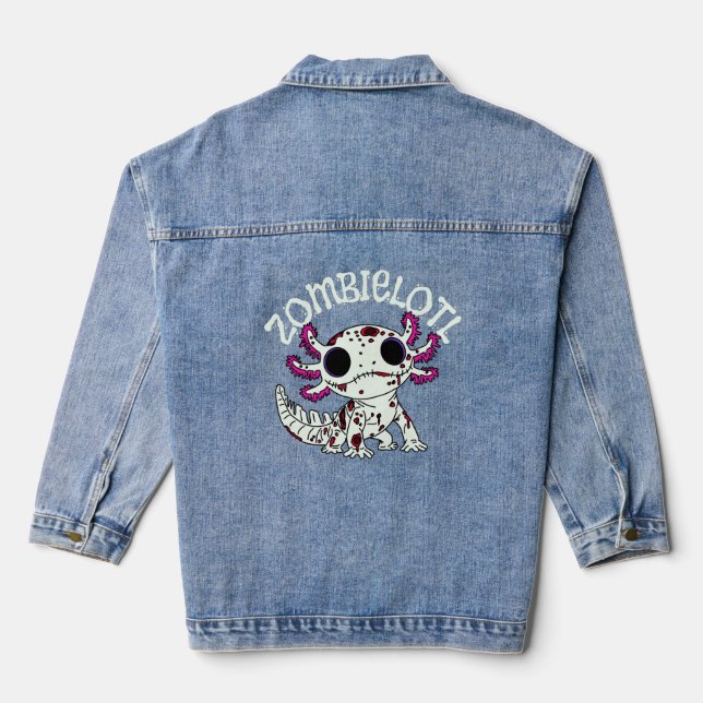 Chaqueta Vaquera Zombie Axolotl (Reverso )