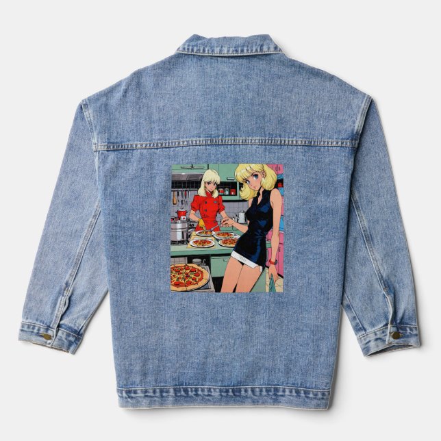Chaqueta Vintage Anime Denim