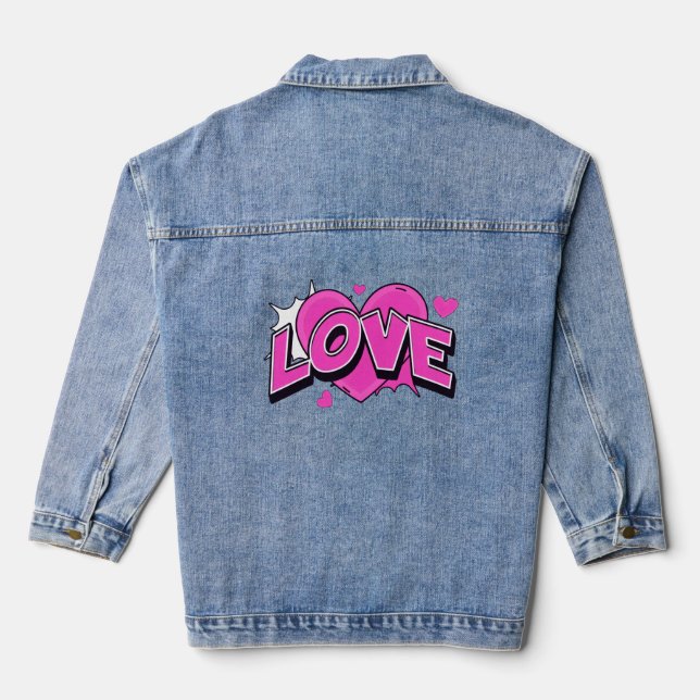 Chaquetas de mezclilla LOVE (Reverso )