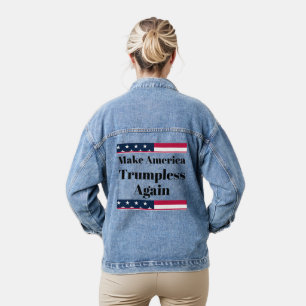 Chaquetas de mezclilla sin Trump