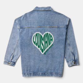 Chaquetas de mezclilla Tulane University Green Wav