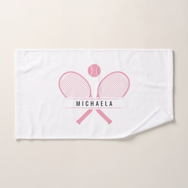 Chaquetas de tenis y deportes de nombre (Toalla de mano)