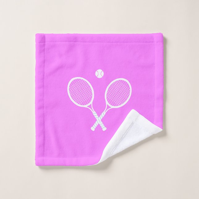 Chaquetas de tenis y Fiesta rosa de bola (Toallita)