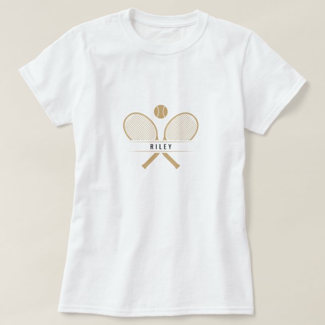 Chaquetas de tenis y nombre Tenis personalizado (Diseño del anverso)