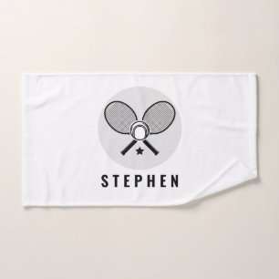 Chaquetas de tenis y toalla de mano para deportes