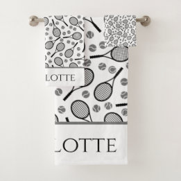 Chaquetas negras de tenis y Personalizable de bola