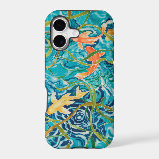 Charca azul de Koi