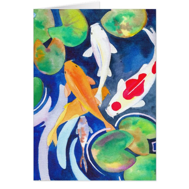 charca Koi del lirio (Frente)