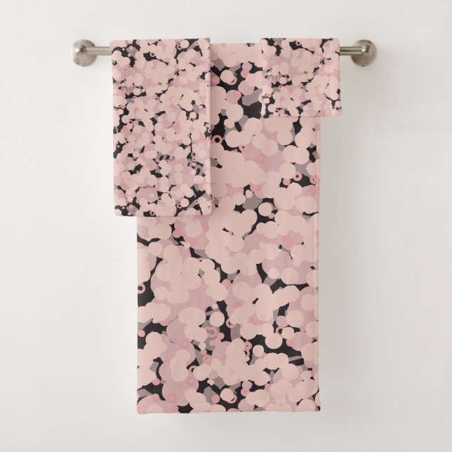 charcoal pink gray abstract (In situ)