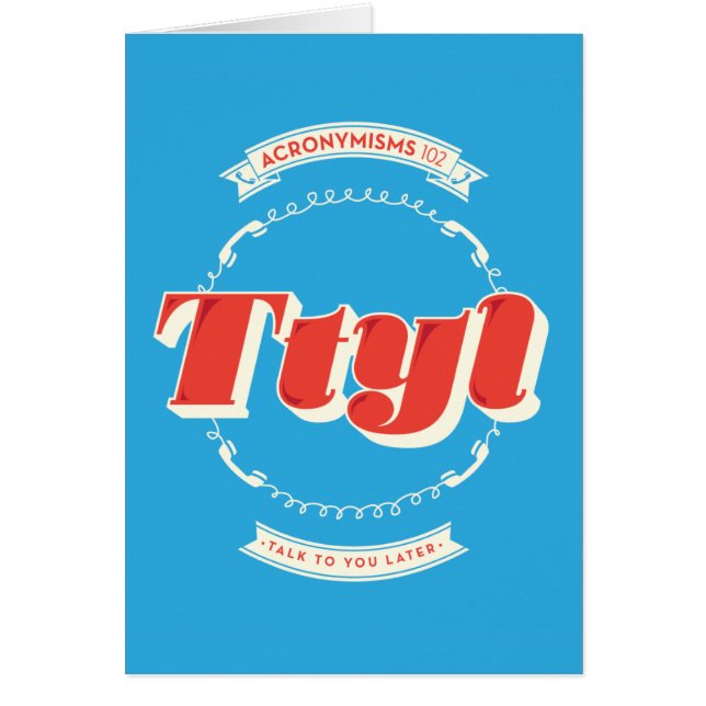 Charla a usted más adelante (Frente)