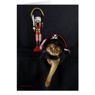 Charla como un gato somalí del día del pirata