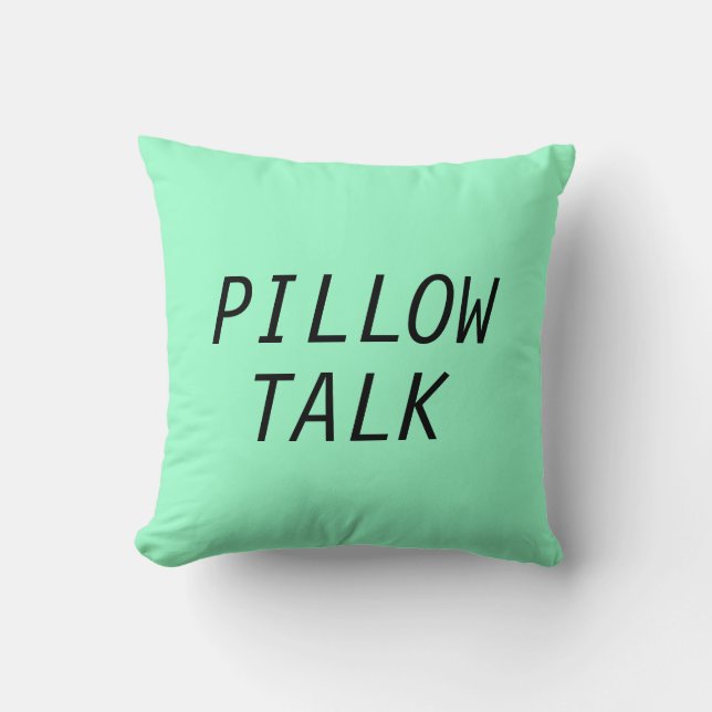 Charla de almohadas, almohada de tiro (Anverso)