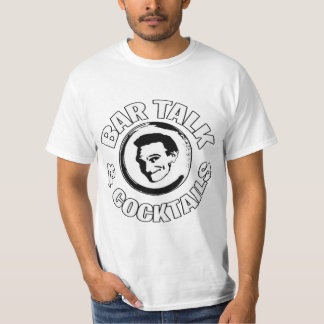 Charla de bar y camiseta masculina
