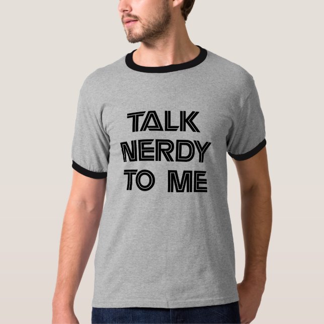 Charla Nerdy a mí camisa (Anverso)