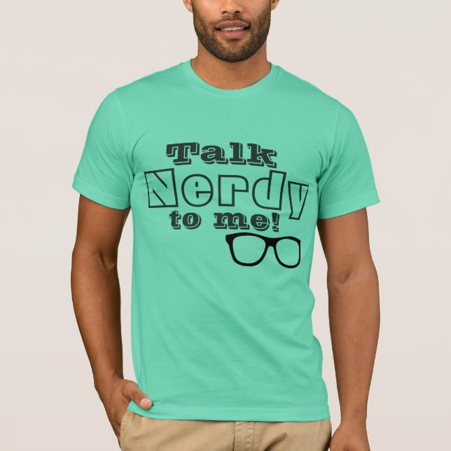 Charla Nerdy a mí camiseta (Anverso)