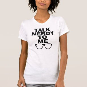 Charla nerdy a mí camisetas