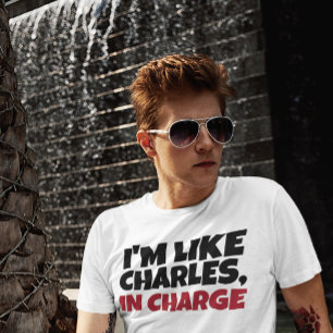 CHARLES A CARGO, CAMISETAS DE LOS HOMBRES RETRO