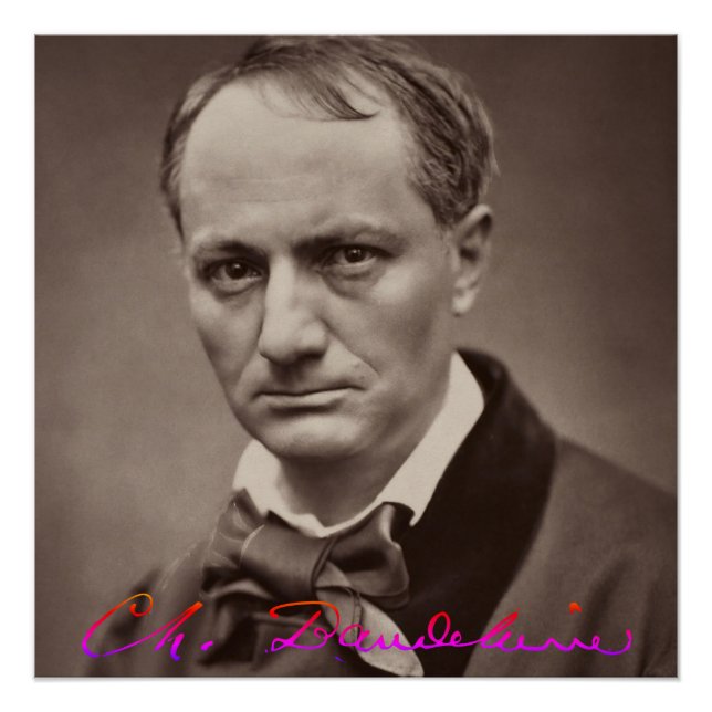 Charles Baudelaire Poster (Anverso)