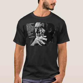 Charles Bukowski - negro - cita camiseta clásica