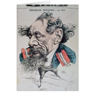 Charles Dickens a horcajadas en el canal inglés