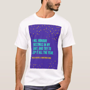 Charles Dickens Cita para camiseta de la noche de 