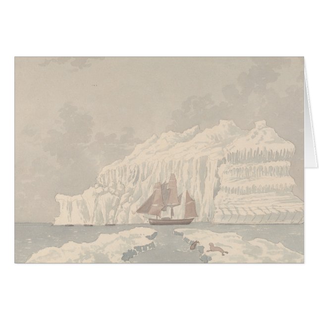 Charles Hamilton Smith.- Iceberg en la Bahía de Ba (Anverso (Horizontal))