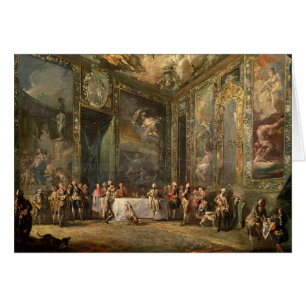 Charles III de Borbon, almorzando antes el suyo