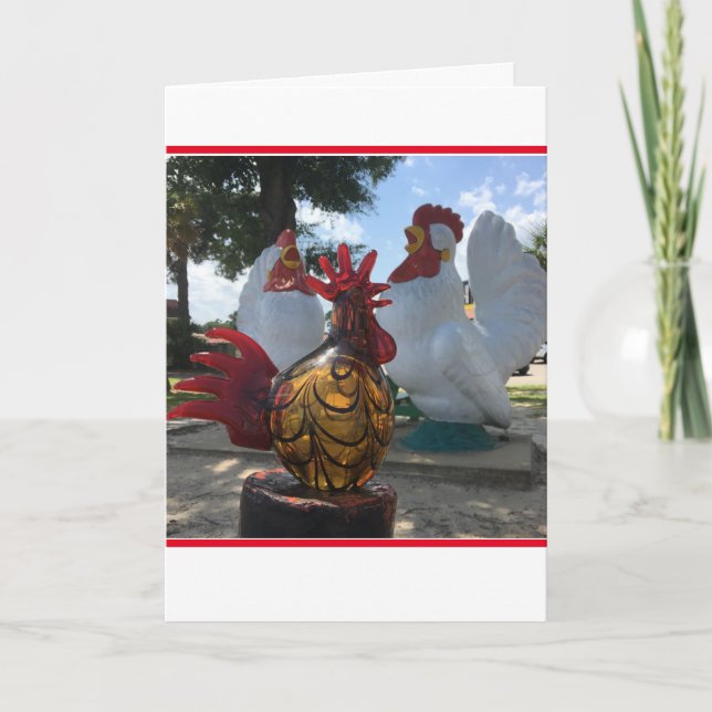 charles la tarjeta de saludo de pollo #1 (Anverso)