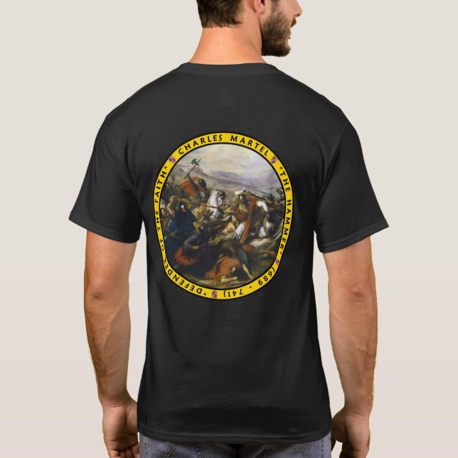Charles Martel en camisa del sello de la batalla (Reverso)
