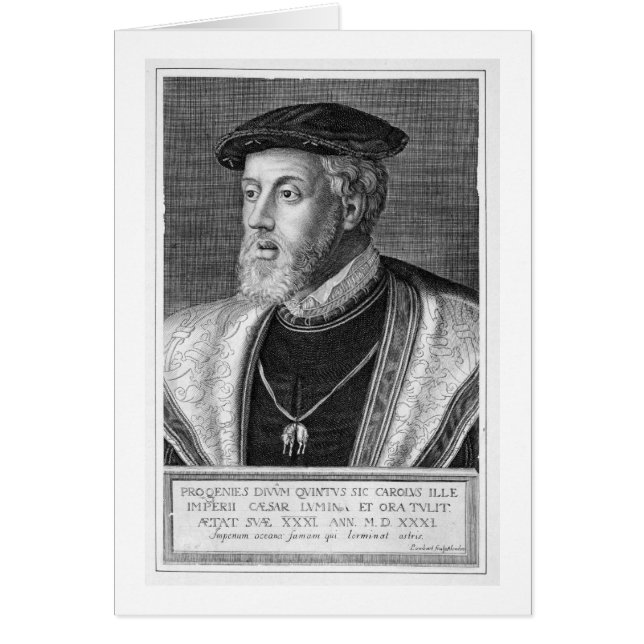 Charles V (1500-58) (grabado) (Frente)