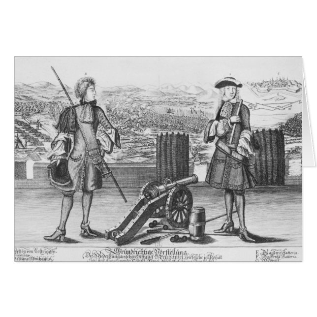 Charles V, duque de Lorena y bar, con (Anverso (Horizontal))
