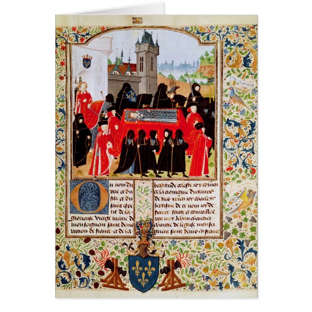 Charles VI del entierro de Francia (Frente)