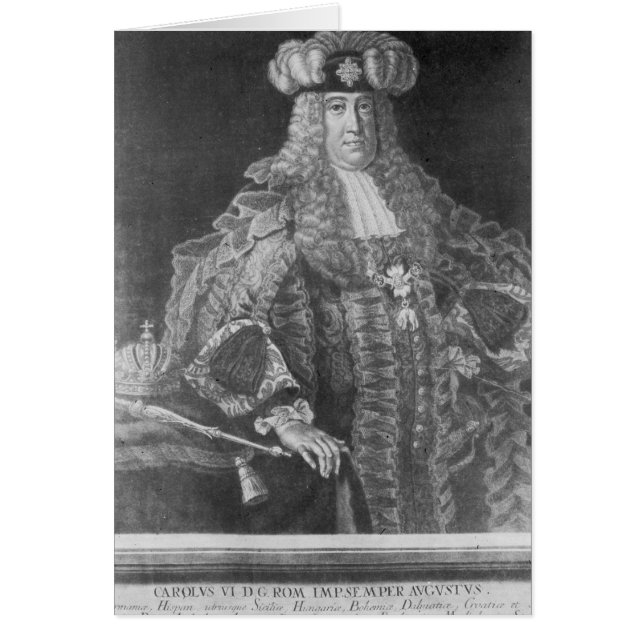 Charles VI, emperador romano santo (Frente)