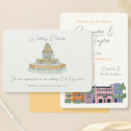 Charleston Boda Details Watercolor