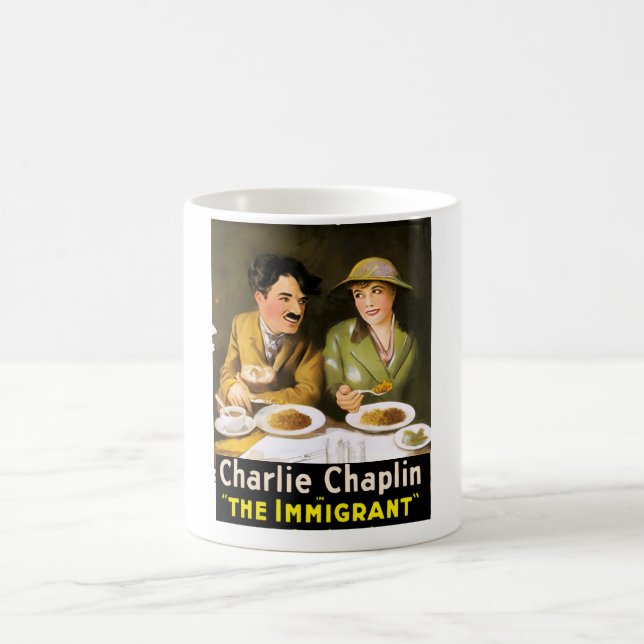 Charlie Chaplin/La taza del café inmigrante (Centro)