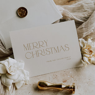 CHARLIE Gold Easy Simple Family Feliz Navidad