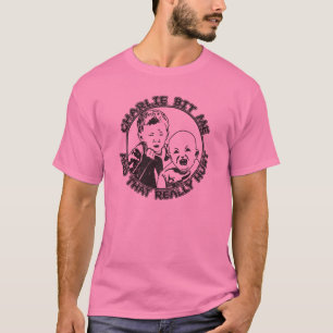 Charlie me mordió (la camisa ligera)