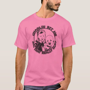 Charlie me mordió (la camiseta ligera)