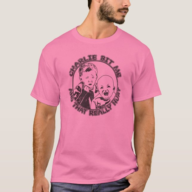 Charlie me mordió (la camiseta ligera) (Anverso)