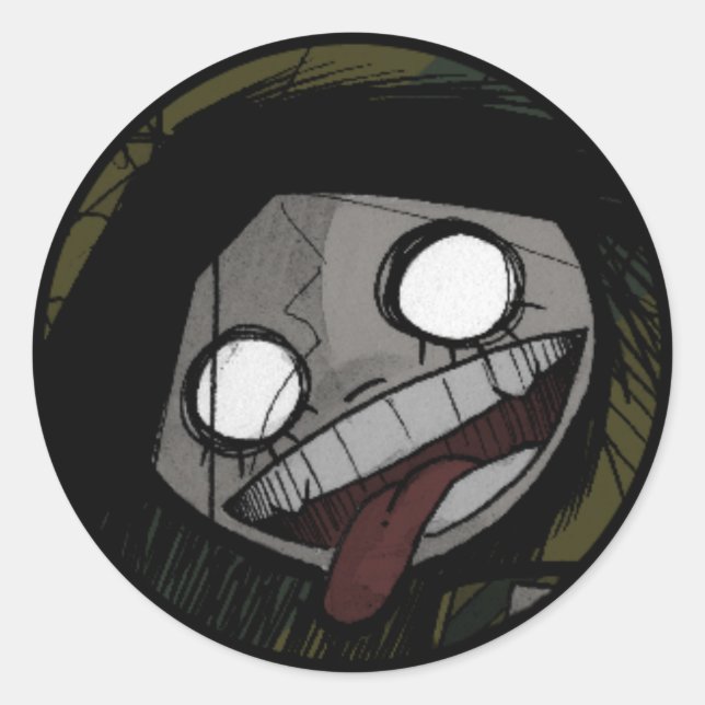 Charlie y Amanda Lrg Pegatina 02 (Anverso)