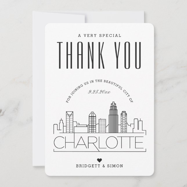 Charlotte Boda | Gracias + Tarjeta fotográfica (Anverso)