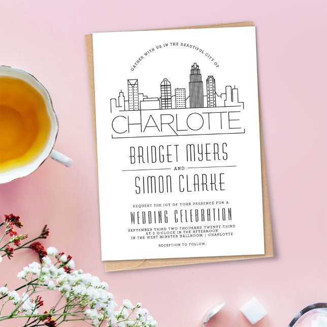 Charlotte Boda | Invitación estilizada a la línea  (Subido por el creador)