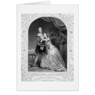 Charlotte y Susan Cushman como Romeo y Juliet, A