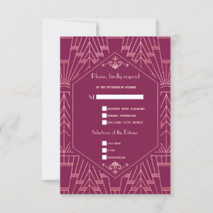 Charm Cooper Rosa Gran Gatsby RSVP
