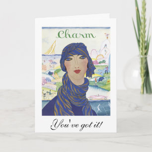 Charm: ¡Lo tienes!: Tarjeta de cumpleaños de moda
