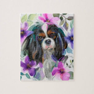 chármoles de rey de caballería spaniel PUZZLE T