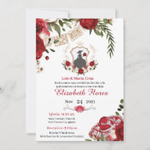 Charra Burgundy Red, Charro Invitación Occidental