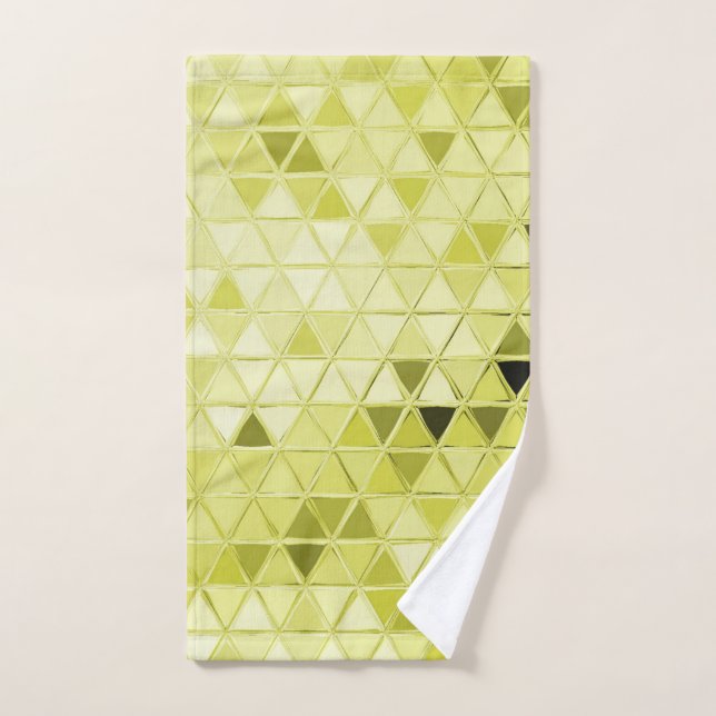 Chartreuse Green Boda Mosaic Tile (Toalla de mano)